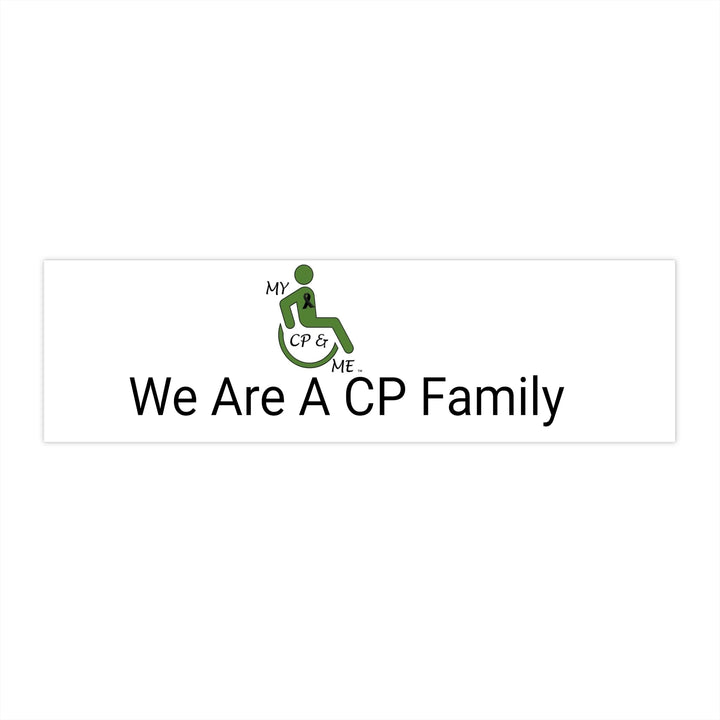 Somos una familia CP pegatinas para parachoques