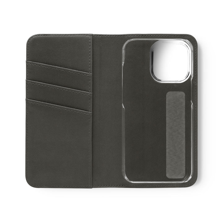 Inside phone case grey color 3 card slots