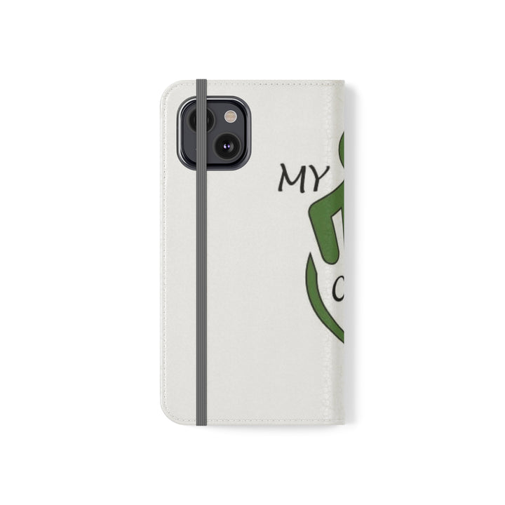 White phone case with logo 