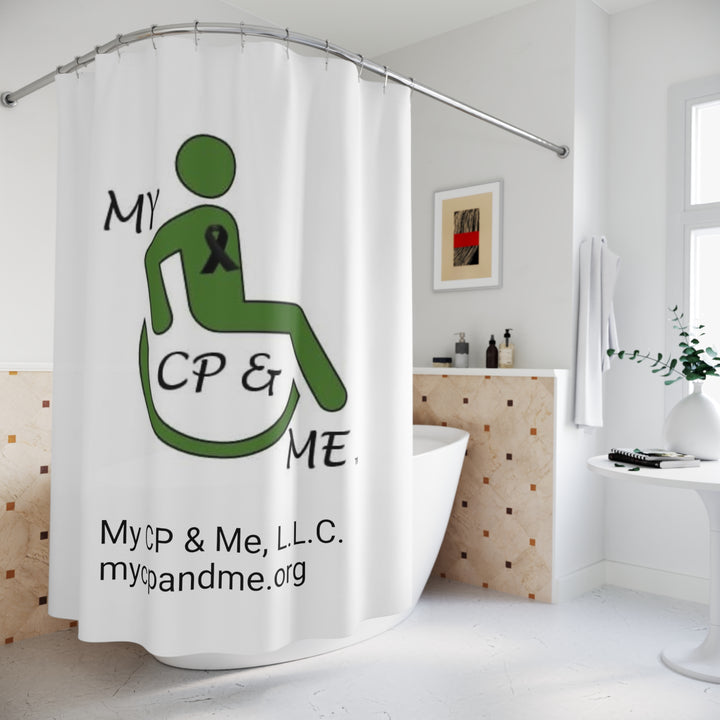 Mein CP &amp; Me-Logo-Polyester-Duschvorhang