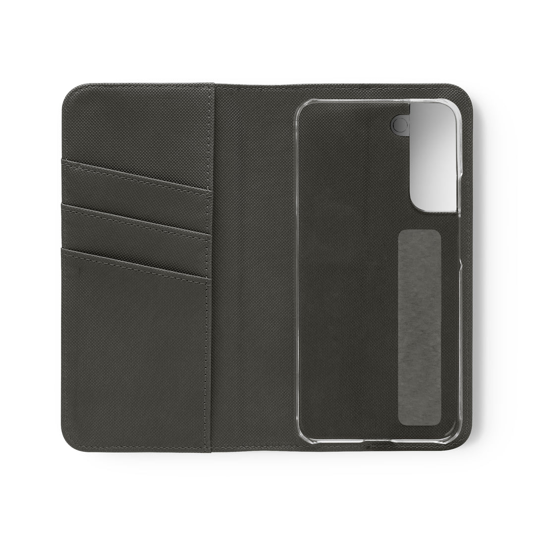 Grey inside of phone case 3 card slots 