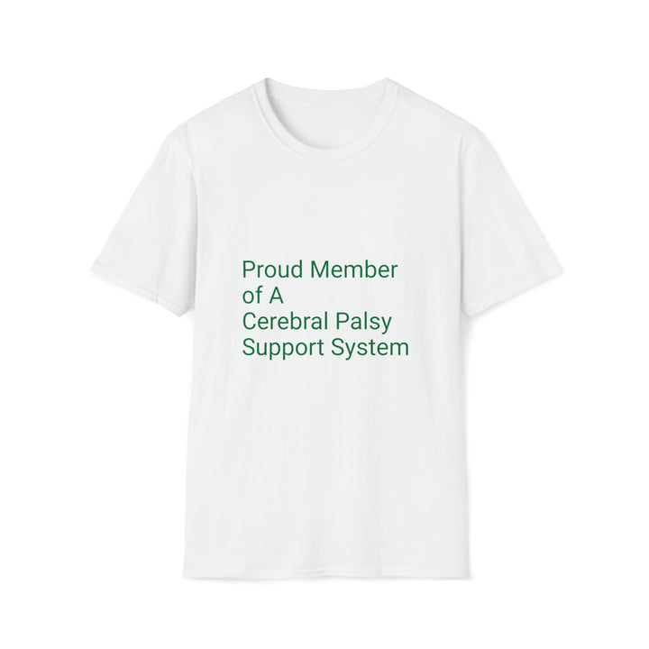 Proud Member of A Cerebral Palsy Support System Unisex Softstyle T-Shirt