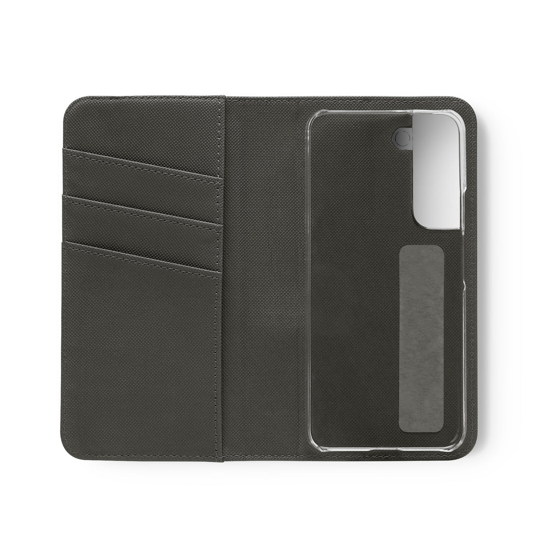 Inside phone case grey color 3 card holder slots