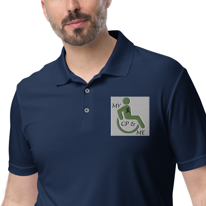 My CP & Me Logo adidas performance polo shirt - The My CP & Me Store