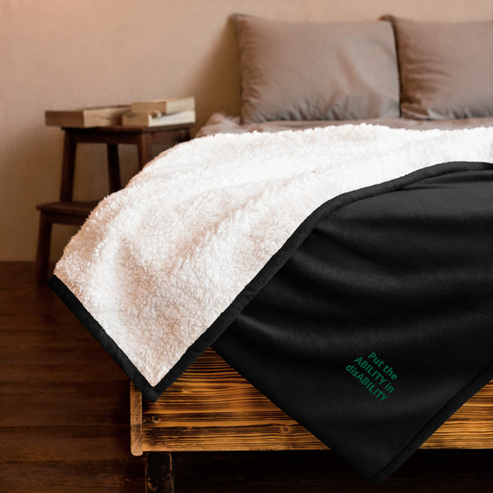 Put the ABILITY in disABILITY - Premium sherpa blanket - The My CP & Me Store