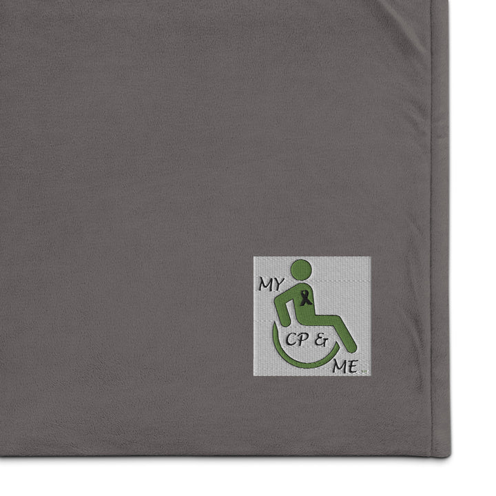 My CP & Me Logo Premium sherpa blanket - The My CP & Me Store