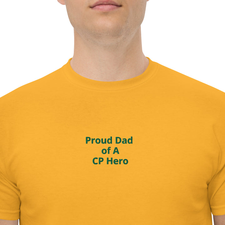 Camiseta clásica Orgulloso papá de un héroe CP para hombre