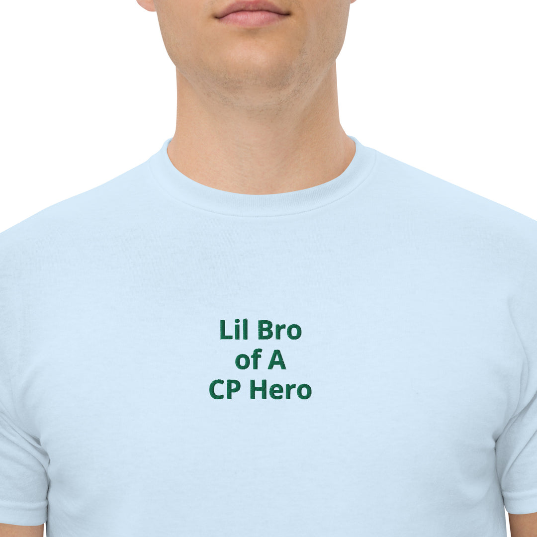 Lil Bro of A CP Hero Klassisches Herren-T-Shirt