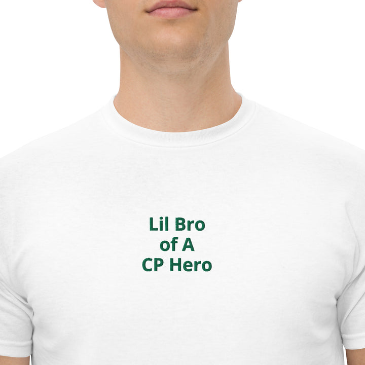 Lil Bro of A CP Hero Klassisches Herren-T-Shirt