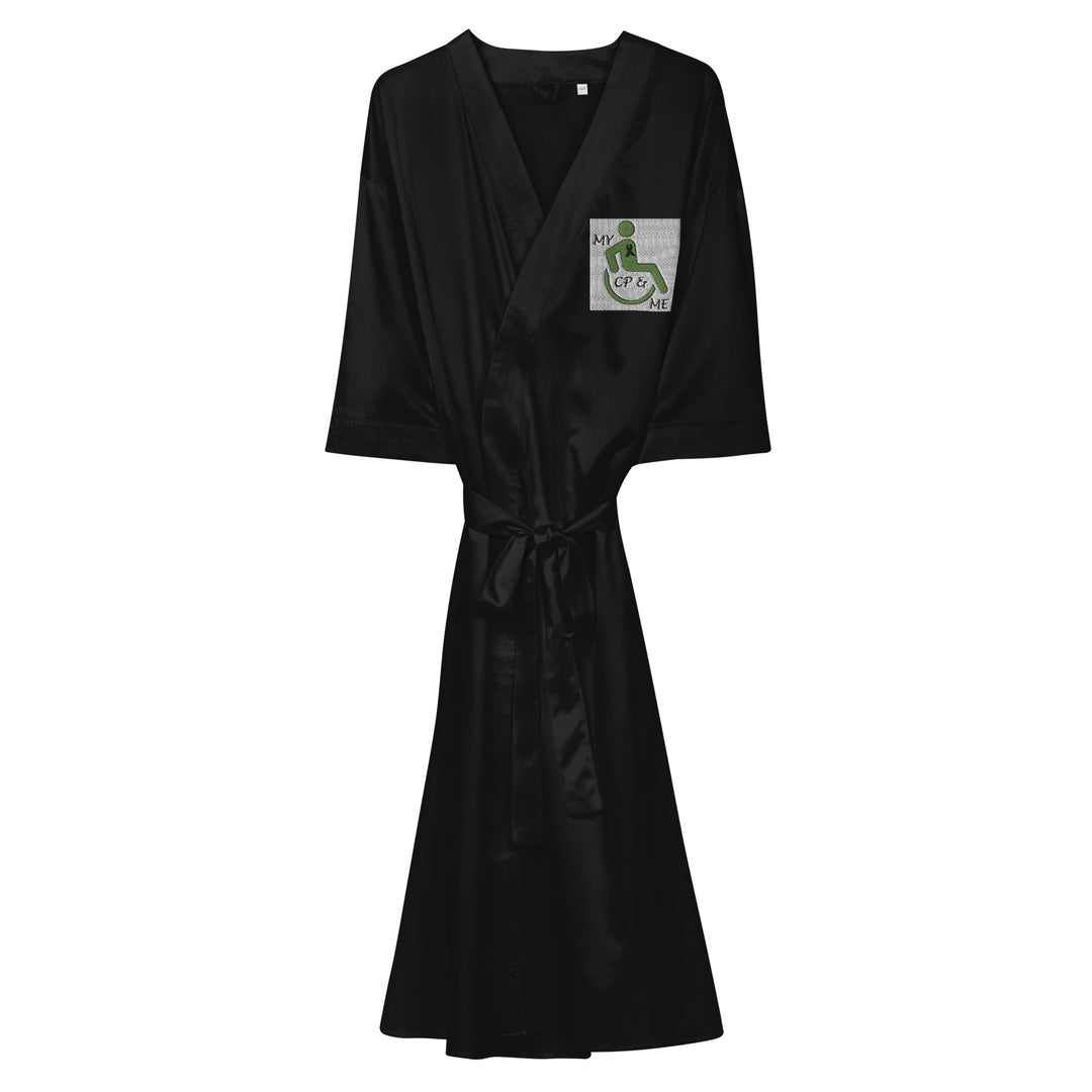 My CP & Me Logo Satin robe - The My CP & Me Store