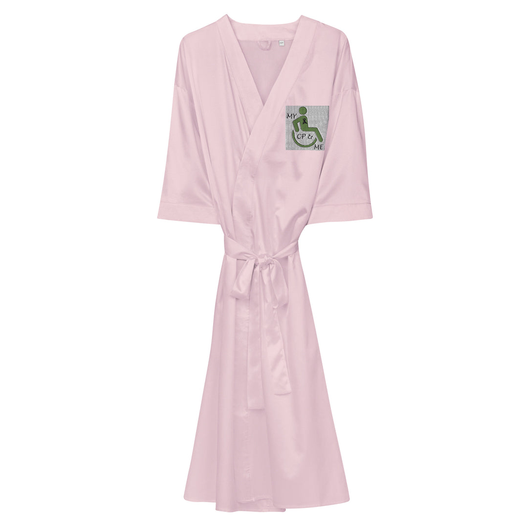 My CP & Me Logo Satin robe - The My CP & Me Store