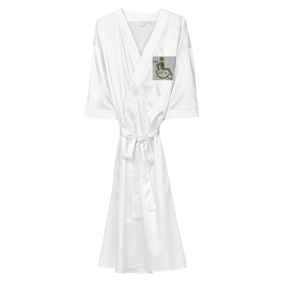 My CP & Me Logo Satin robe - The My CP & Me Store