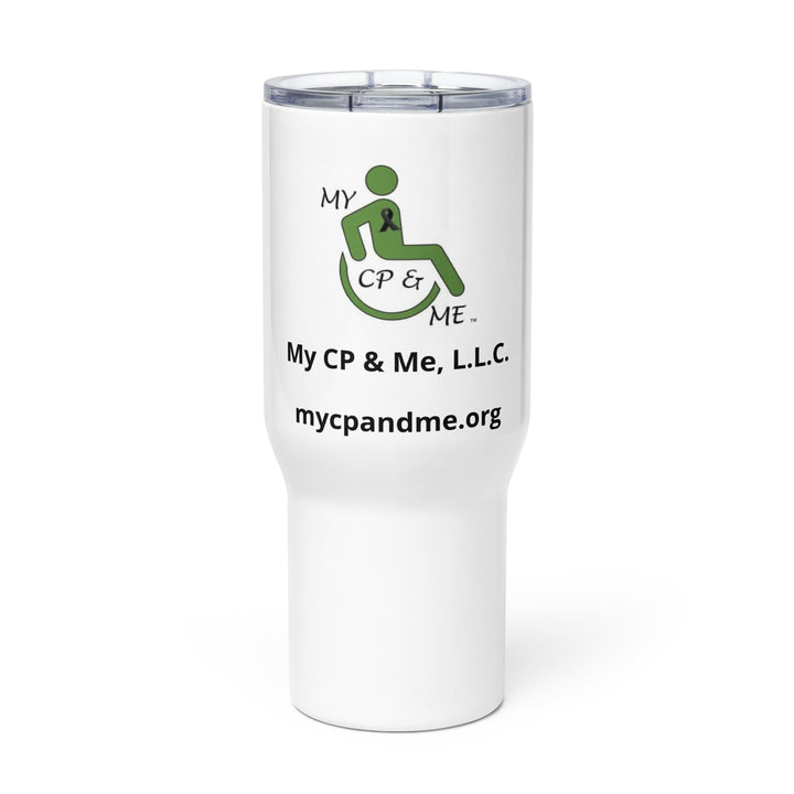 My CP & Me Logo Travel mug with a handle - The My CP & Me Store