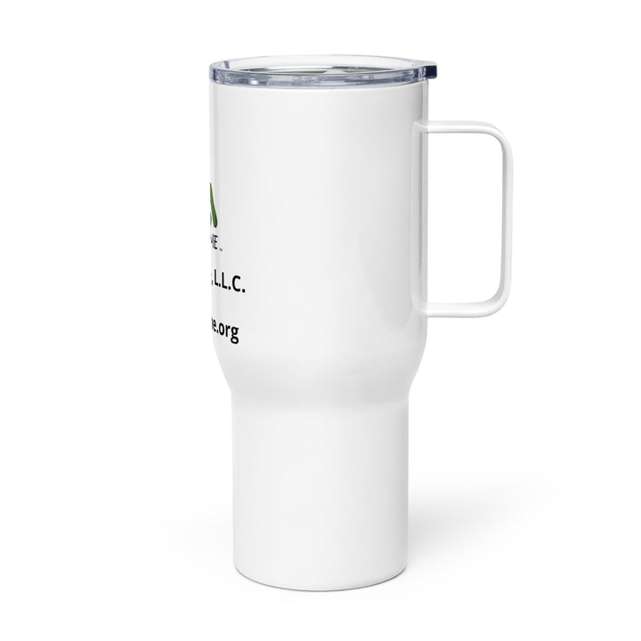 My CP & Me Logo Travel mug with a handle - The My CP & Me Store