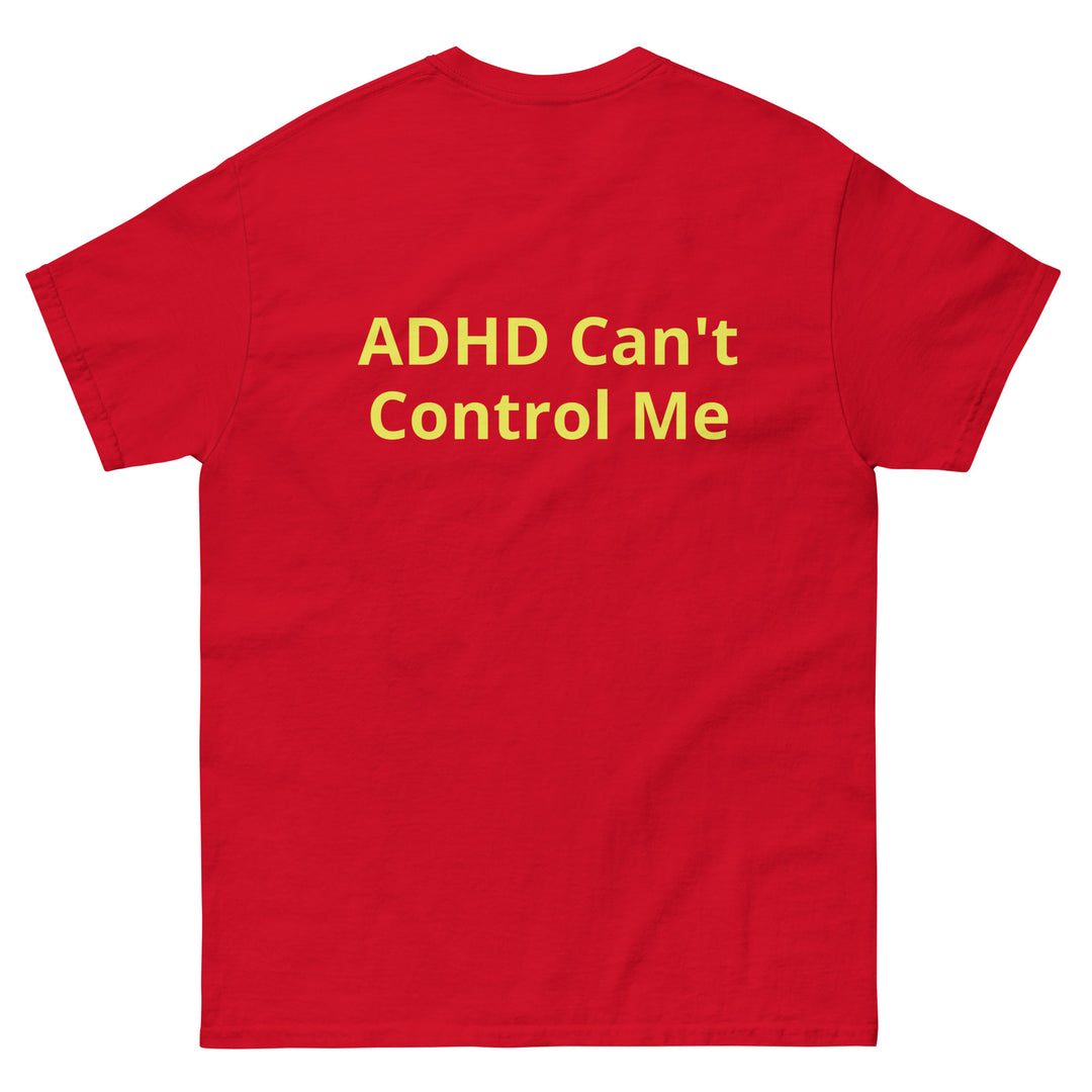 Product image: Red shirt yellow wording