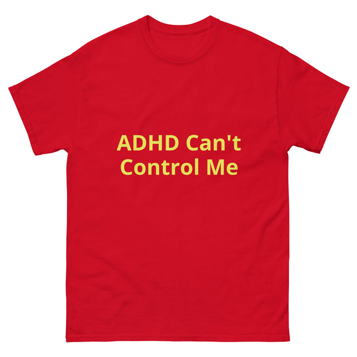 Product image: Red shirt yellow wording