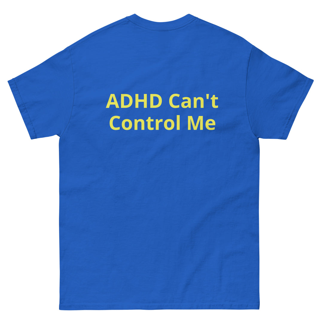 Product image: Blue shirt yellow wording