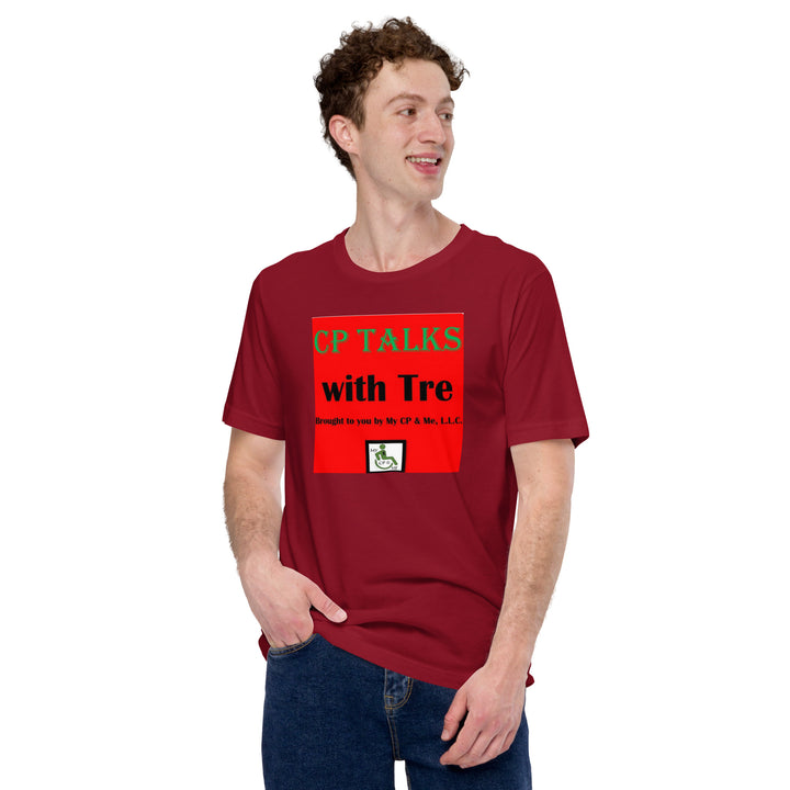 CP Talks with Tre Unisex t-shirt