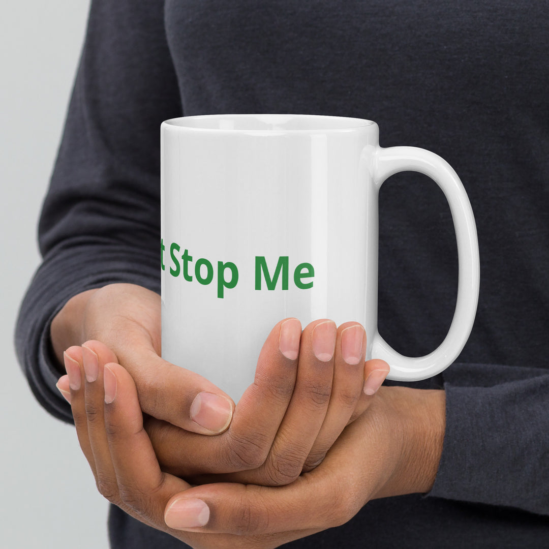 CP Doesn’t Stop Me White glossy mug - The My CP & Me Store