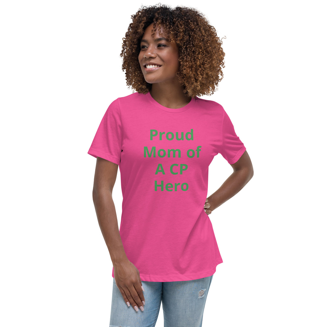 Camiseta ancha para mujer Orgullosa mamá de un héroe CP