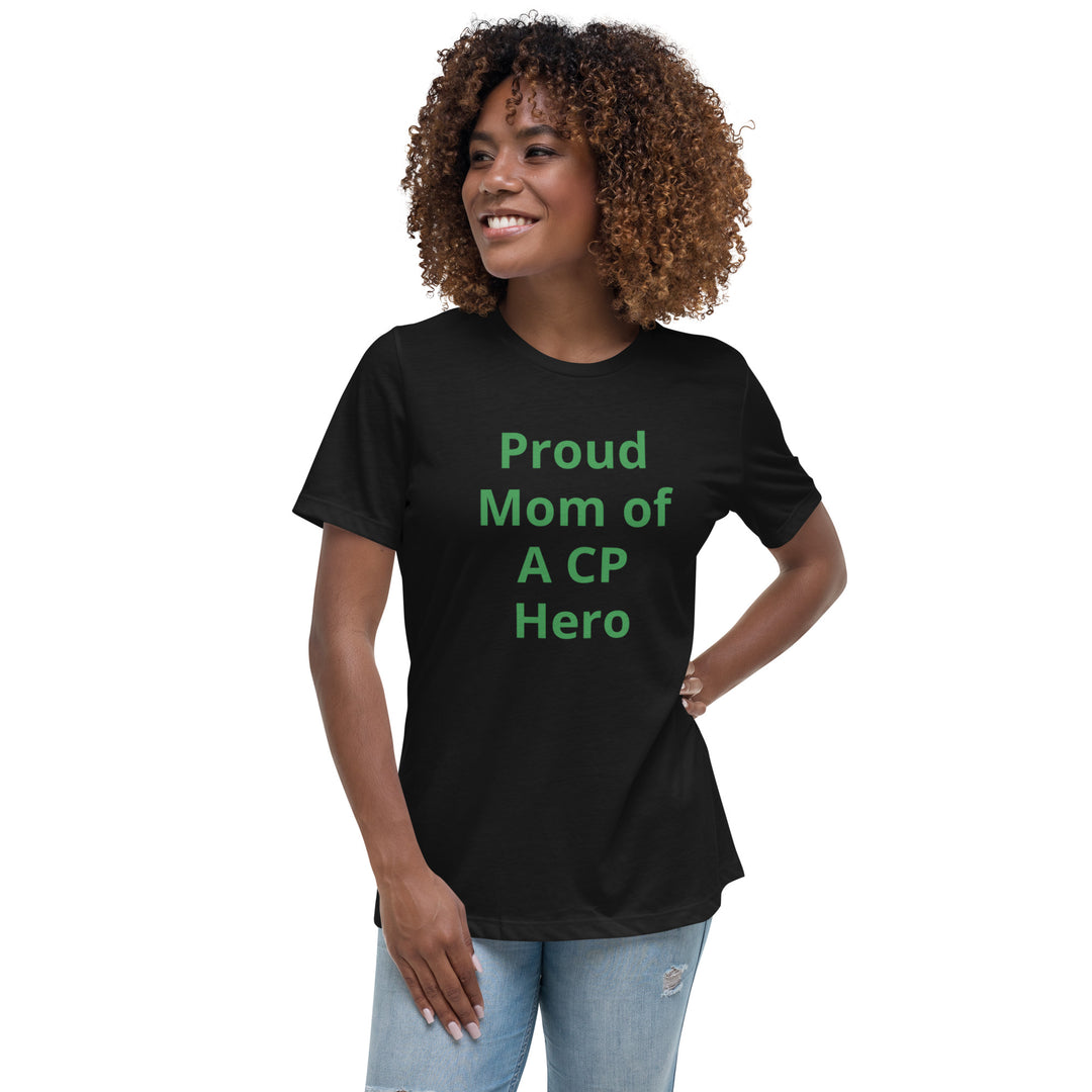 Camiseta ancha para mujer Orgullosa mamá de un héroe CP