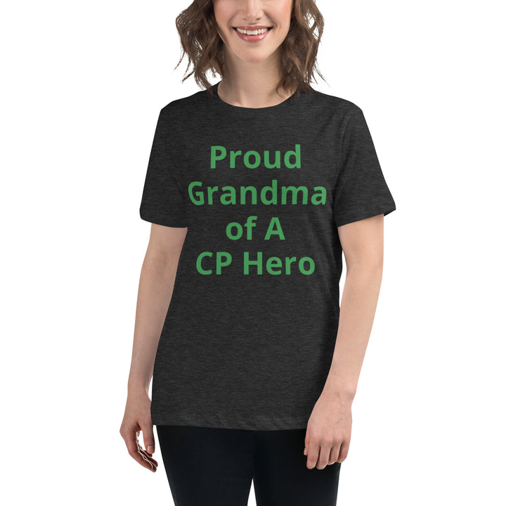 Proud Grandma of A CP Hero Women's Relaxed T-Shirt - The My CP & Me Store