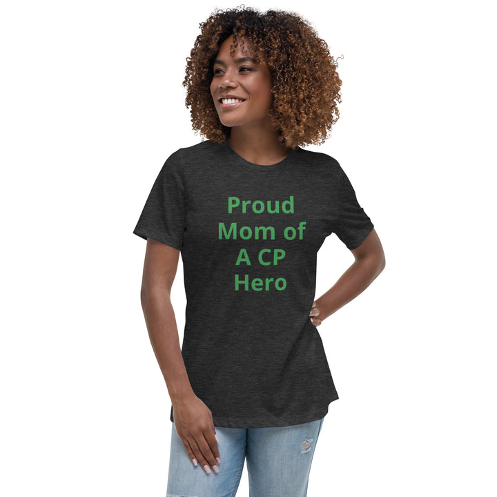 Camiseta ancha para mujer Orgullosa mamá de un héroe CP