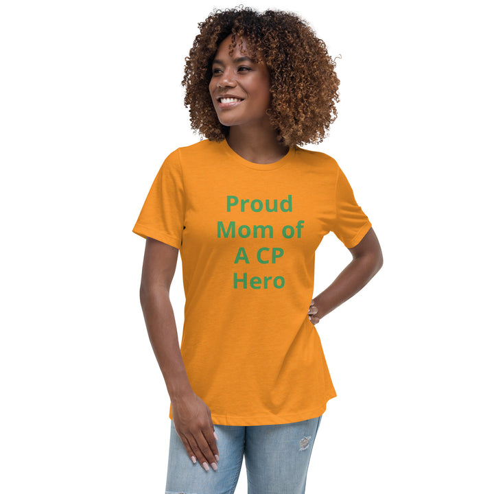 Camiseta ancha para mujer Orgullosa mamá de un héroe CP