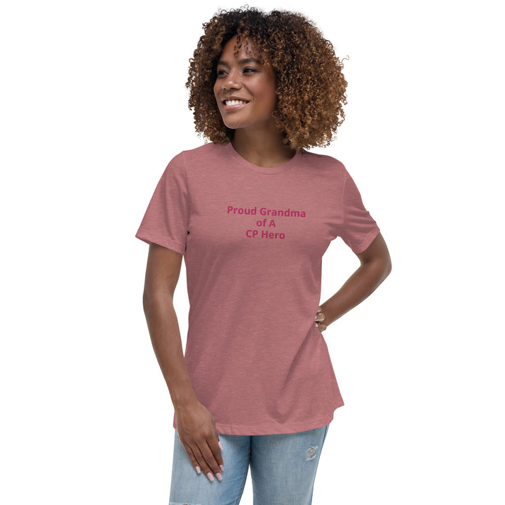 Stolze Oma von A CP Hero Damen Relaxed T-Shirt Pink