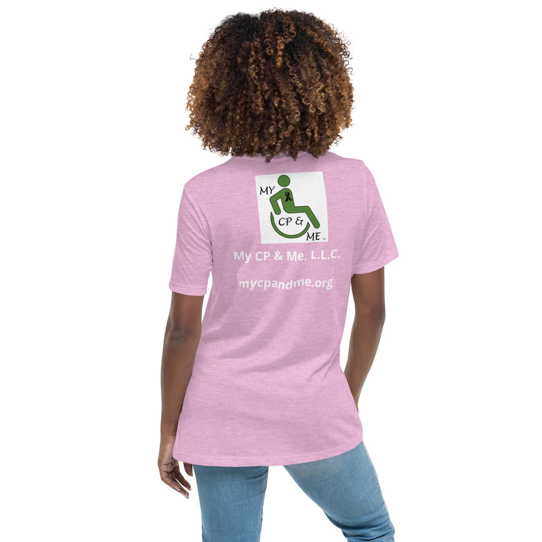 Stolze Mutter eines CP Hero Damen-T-Shirt in entspannter Form, Rosa