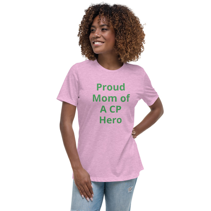 Camiseta ancha para mujer Orgullosa mamá de un héroe CP