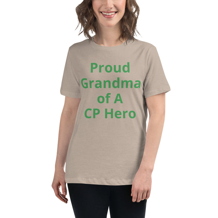 Proud Grandma of A CP Hero Women's Relaxed T-Shirt - The My CP & Me Store