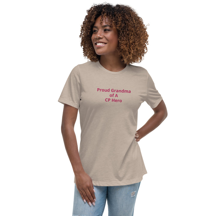 Stolze Oma von A CP Hero Damen Relaxed T-Shirt Pink