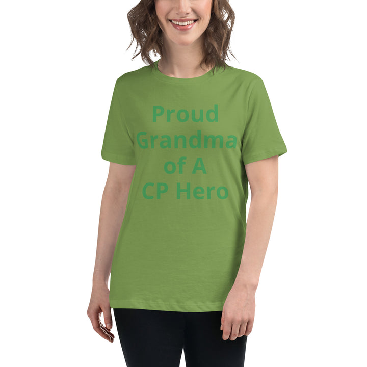 Proud Grandma of A CP Hero Women's Relaxed T-Shirt - The My CP & Me Store