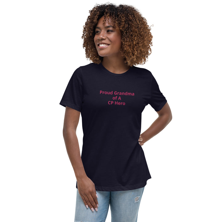 Stolze Oma von A CP Hero Damen Relaxed T-Shirt Pink