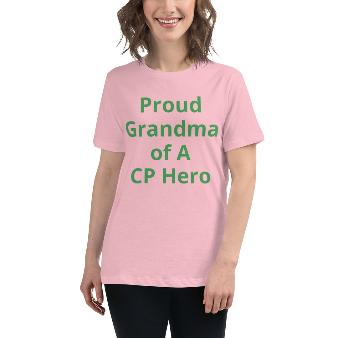 Proud Grandma of A CP Hero Women's Relaxed T-Shirt - The My CP & Me Store