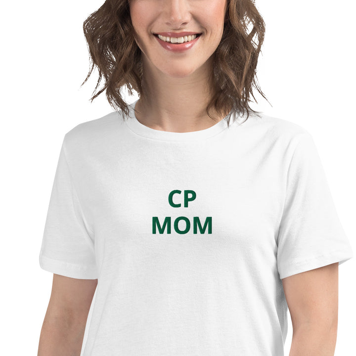 CP MOM Damen-T-Shirt mit entspannter Passform