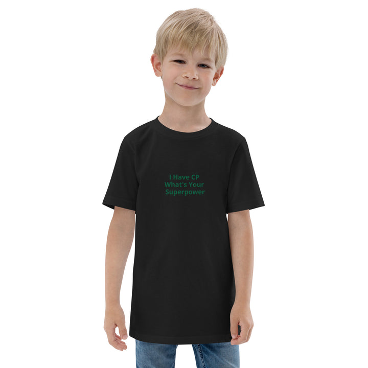 I Have CP What's Your Superpower Youth jersey t-shirt - The My CP & Me Store