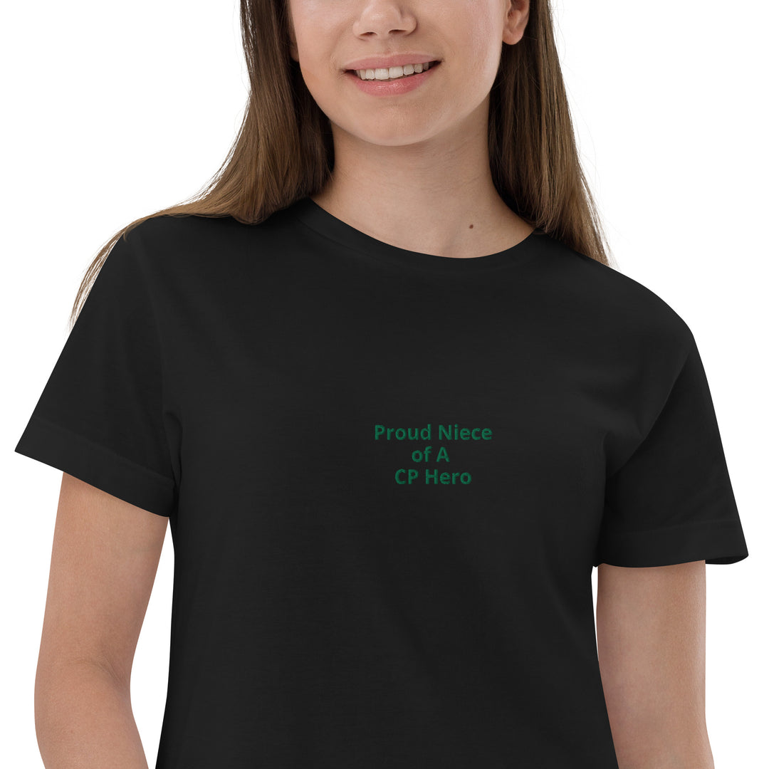 Proud Niece of A CP Hero Youth jersey t-shirt