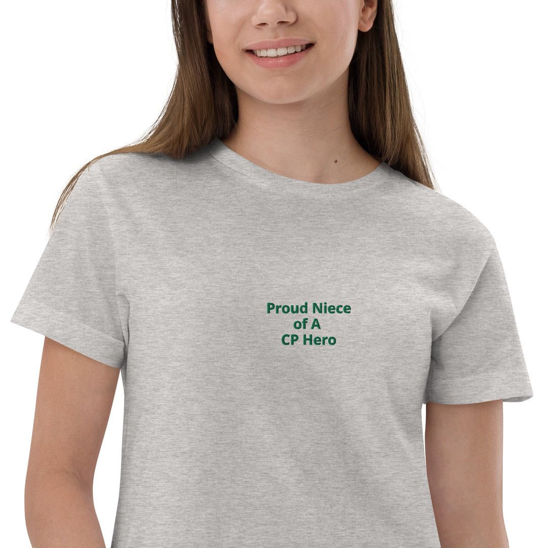 Proud Niece of A CP Hero Youth jersey t-shirt