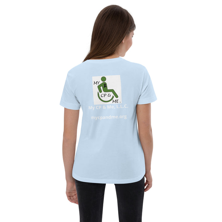 Big Sis of A CP Hero Youth jersey t-shirt - The My CP & Me Store