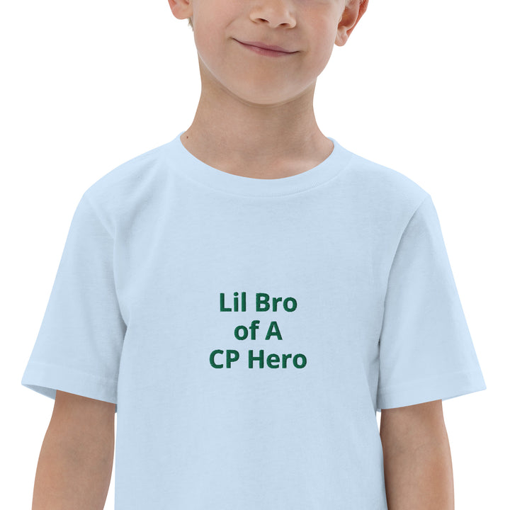 Lil Bro of A CP Hero Youth jersey t-shirt - The My CP & Me Store