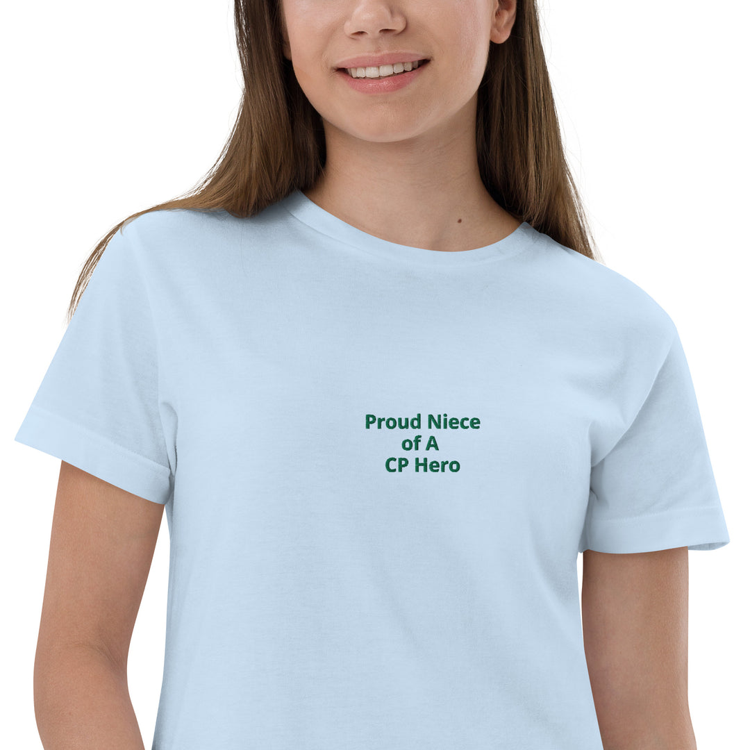 Proud Niece of A CP Hero Youth jersey t-shirt